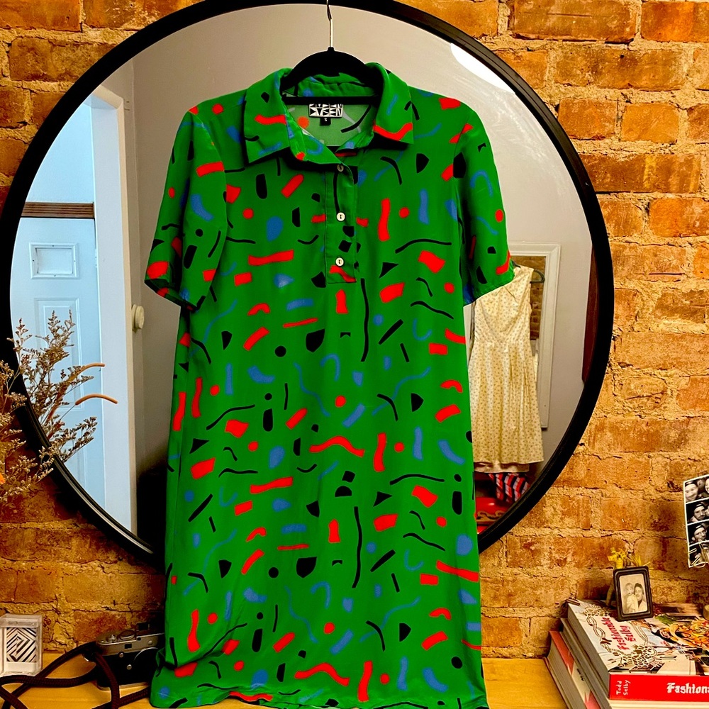 RARE Dusen Dusen 100% silk dress